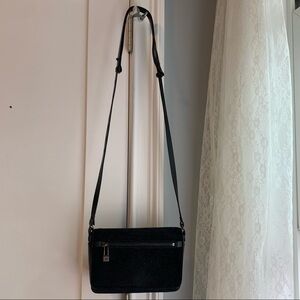 Black vintage Halston crossbody bag